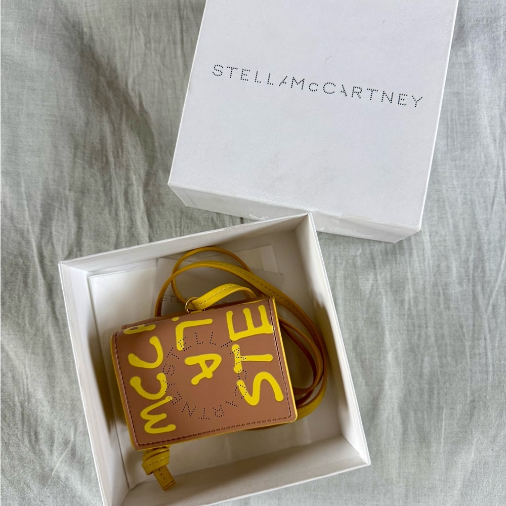 Stella McCartney with Ed Curtis Graffiti | Mini Wallet with shoulder strap